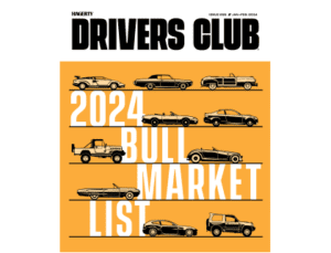 Hagerty Drivers Club Magazine: 2024 Bull Market List